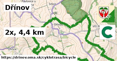 Dřínov Cyklotrasy bicycle 