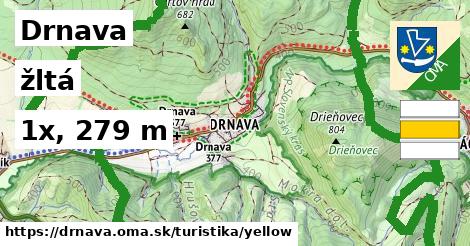 Drnava Turistické trasy žltá 