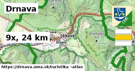 Drnava Turistické trasy  