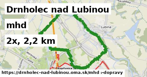 Drnholec nad Lubinou Doprava  