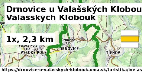 Drnovice u Valašských Klobouk Turistické trasy iná 