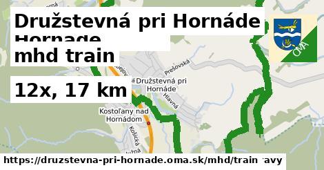 Družstevná pri Hornáde Doprava train 