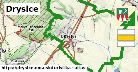 Drysice Turistické trasy  
