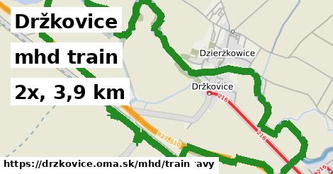 Držkovice Doprava train 