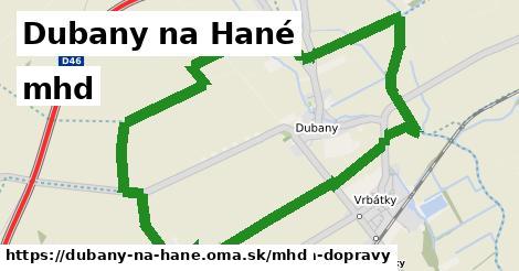 Dubany na Hané Doprava  