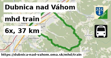 Dubnica nad Váhom Doprava train 