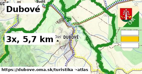 Dubové Turistické trasy  