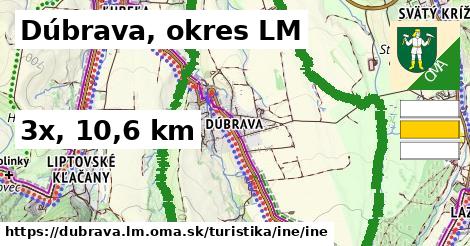 Dúbrava, okres LM Turistické trasy iná iná