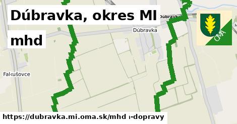 Dúbravka, okres MI Doprava  