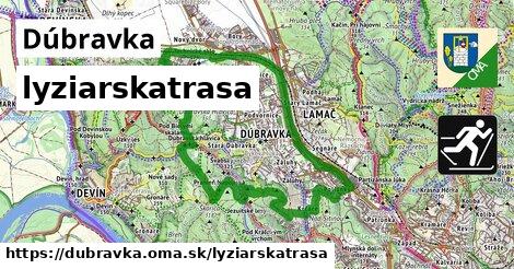 Dúbravka Lyžiarske trasy  