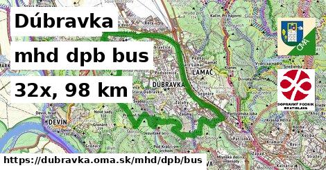 Dúbravka Doprava dpb bus