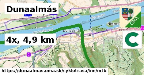 Dunaalmás Cyklotrasy iná mtb