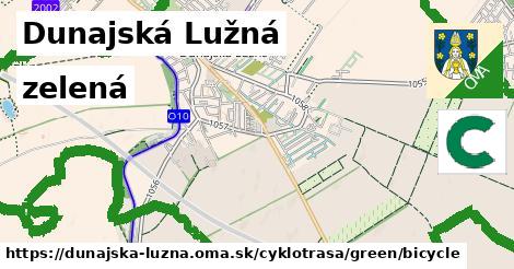 Dunajská Lužná Cyklotrasy zelená bicycle