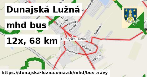 Dunajská Lužná Doprava bus 
