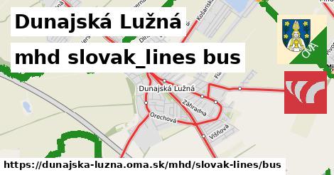Dunajská Lužná Doprava slovak-lines bus