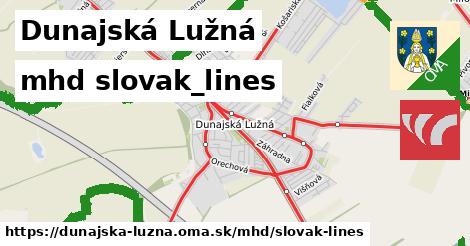 Dunajská Lužná Doprava slovak-lines 