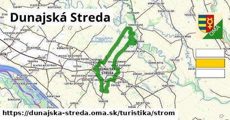 Dunajská Streda Turistické trasy strom 