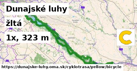Dunajské luhy Cyklotrasy žltá bicycle