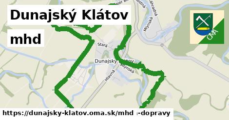 Dunajský Klátov Doprava  