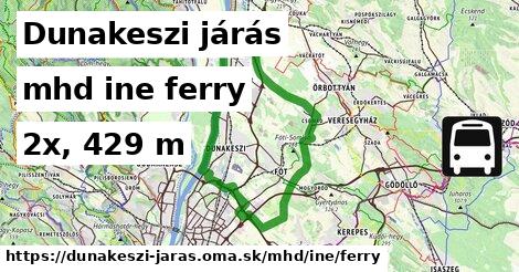Dunakeszi járás Doprava iná ferry