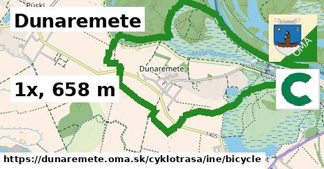 Dunaremete Cyklotrasy iná bicycle