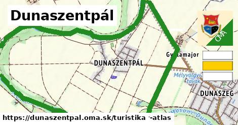 Dunaszentpál Turistické trasy  