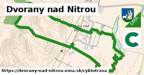 Dvorany nad Nitrou Cyklotrasy  