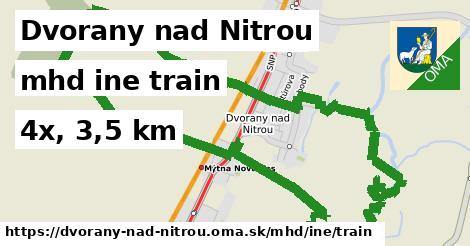 Dvorany nad Nitrou Doprava iná train