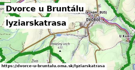 Dvorce u Bruntálu Lyžiarske trasy  