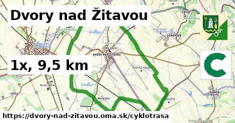 Dvory nad Žitavou Cyklotrasy  