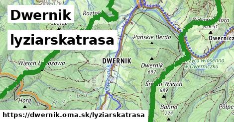 Dwernik Lyžiarske trasy  