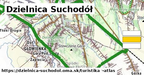 Dzielnica Suchodół Turistické trasy  