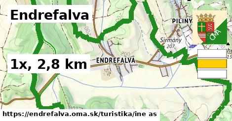 Endrefalva Turistické trasy iná 
