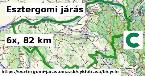Esztergomi járás Cyklotrasy bicycle 