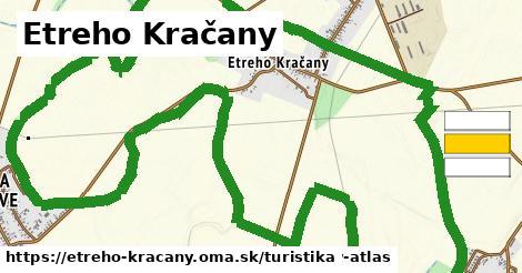 Etreho Kračany Turistické trasy  