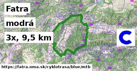 Fatra Cyklotrasy modrá mtb