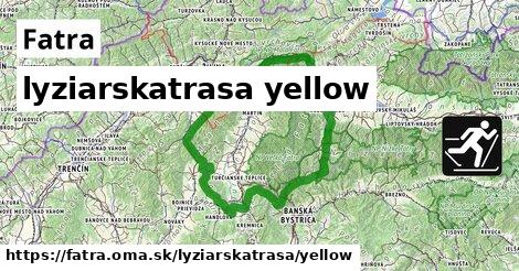 Fatra Lyžiarske trasy žltá 
