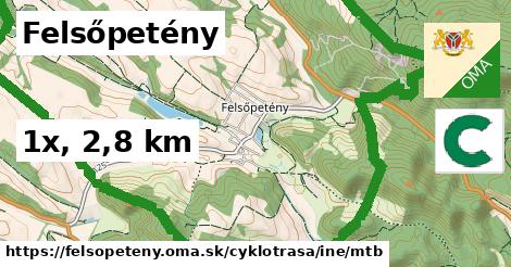 Felsőpetény Cyklotrasy iná mtb