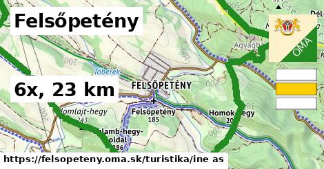 Felsőpetény Turistické trasy iná 