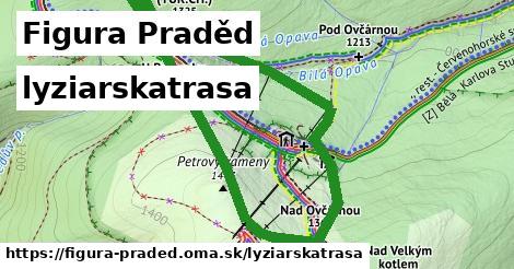 Figura Praděd Lyžiarske trasy  