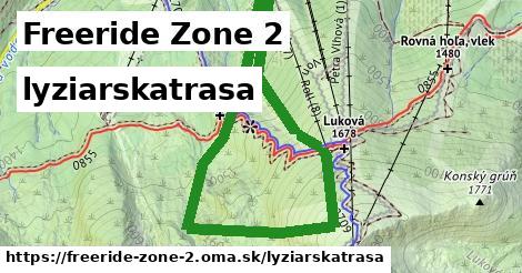 Freeride Zone 2 Lyžiarske trasy  