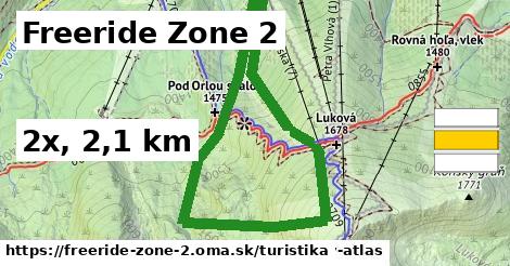 Freeride Zone 2 Turistické trasy  