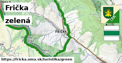 Frička Turistické trasy zelená 