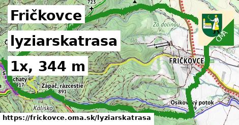 Fričkovce Lyžiarske trasy  