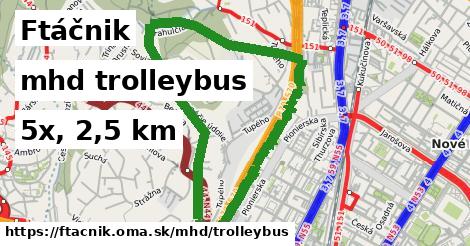 Ftáčnik Doprava trolleybus 