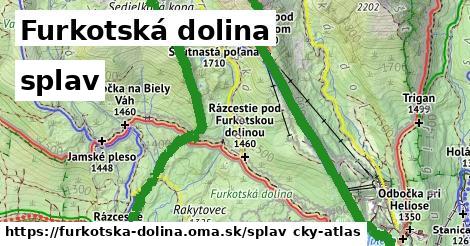 Furkotská dolina Splav  