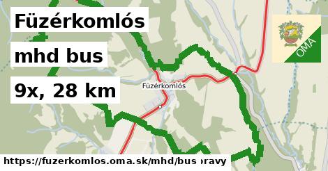 Füzérkomlós Doprava bus 