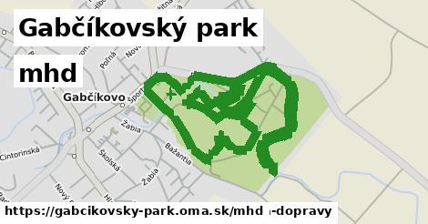 Gabčíkovský park Doprava  