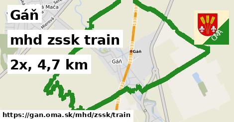 Gáň Doprava zssk train