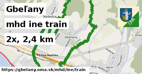 Gbeľany Doprava iná train